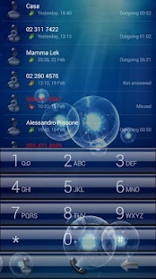 Free Download Dialer Glass Bar Theme Skin APK