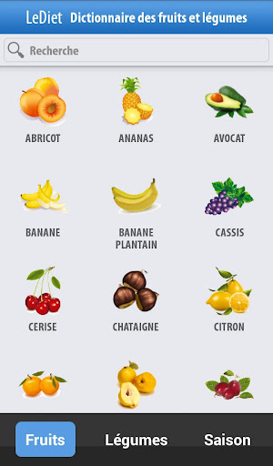 Fruits et légumes