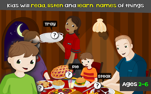 Android application Words for Kids - Reading Game! screenshort