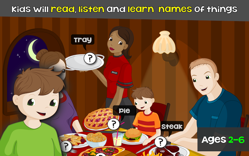 Words for Kids - Reading Game! Screen 1