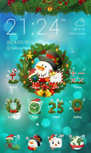 Colorful Christmas Theme