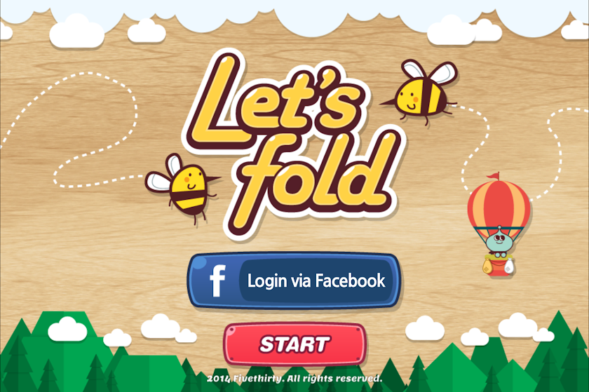 Lets Fold : Adventure Screen 1
