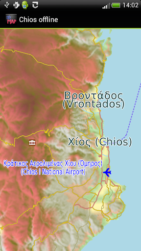Chios offline map