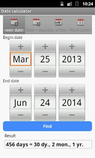 Date Calculator