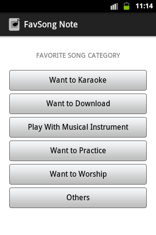 FavSong Note