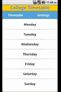 College Timetable