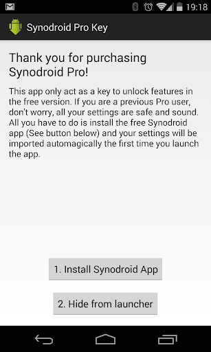 Synodroid Pro Key