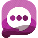 Pansi SMS PurpleNight theme logo