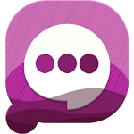 Easy SMS PurpleNight theme Apk