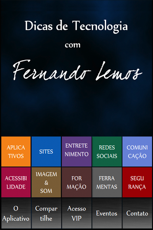 Android application Tecnologia com Fernando Lemos screenshort