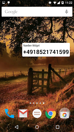 Phone Number Widget