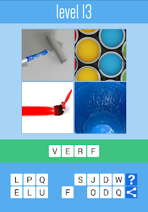 4 Plaatjes 1 Woord: Foto Quiz Screenshots 1