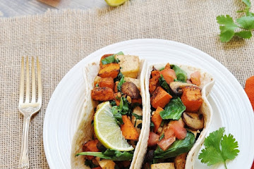 Sweet Potato and Tofu Breakfast Tacos