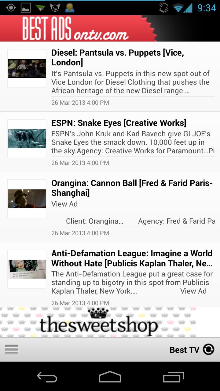 Best Ads of the Week Screen 2