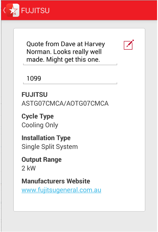    Energy Rating- screenshot  