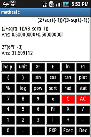 Mathematical Calculator free