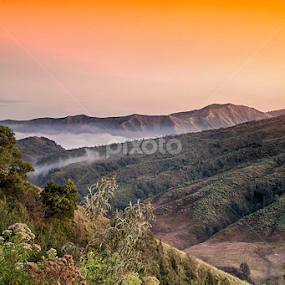 orange morning - south mt. bromo by Yudi Saksono - Landscapes Mountains & Hills