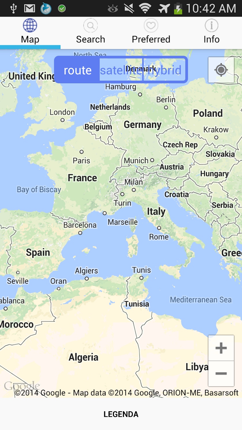 Camping Guide Italy &amp; Europe Screen 1