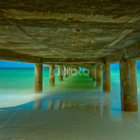 under the bridge ... by Arik S. Mintorogo - Landscapes Beaches