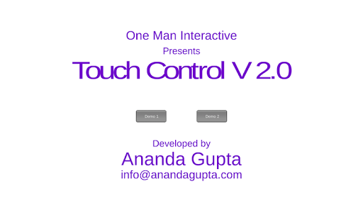 Touch Control Demo