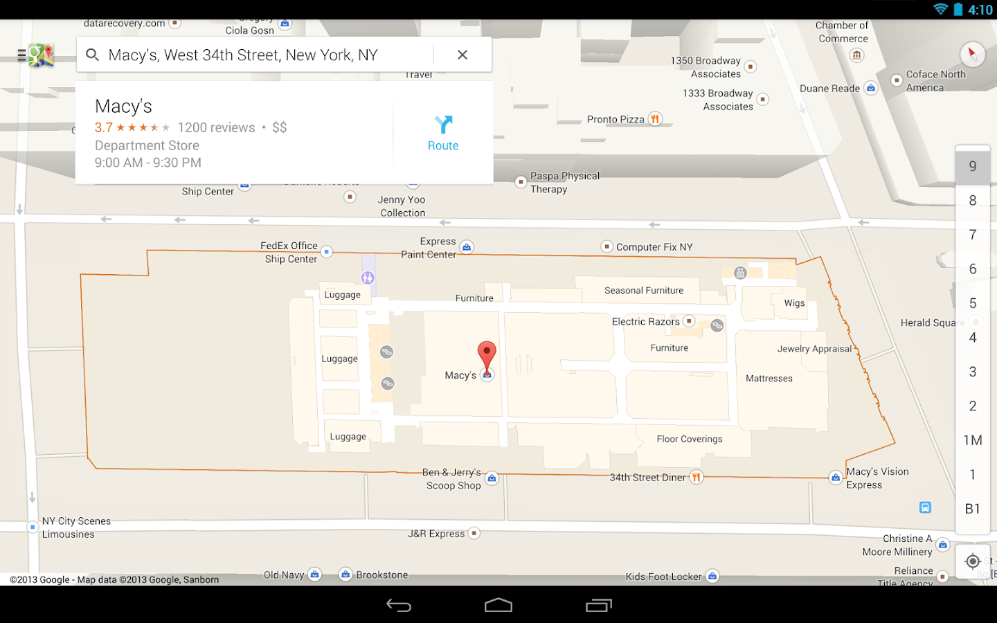 Google Maps Android