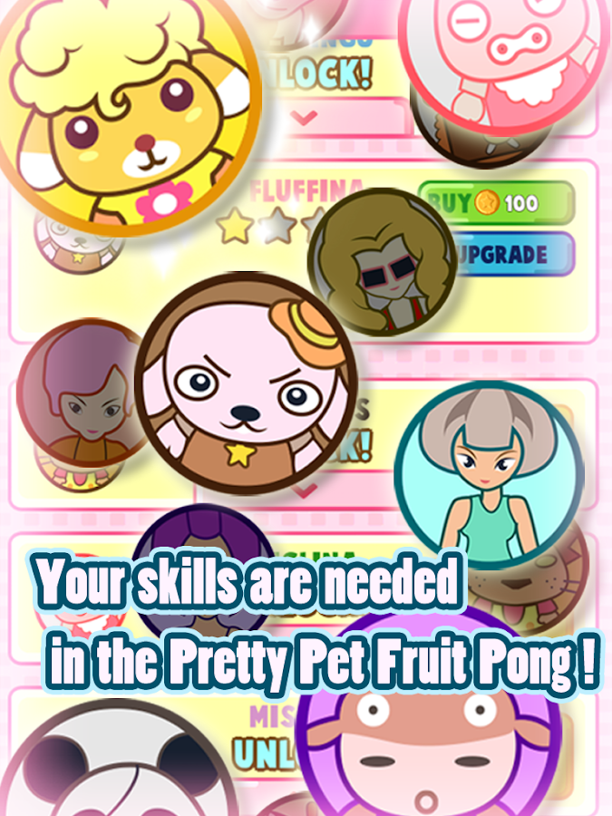 Pretty Pet Fruit Pong - screenshot
