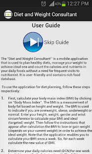 Diet and Weight Advisor Free Screenshots 0