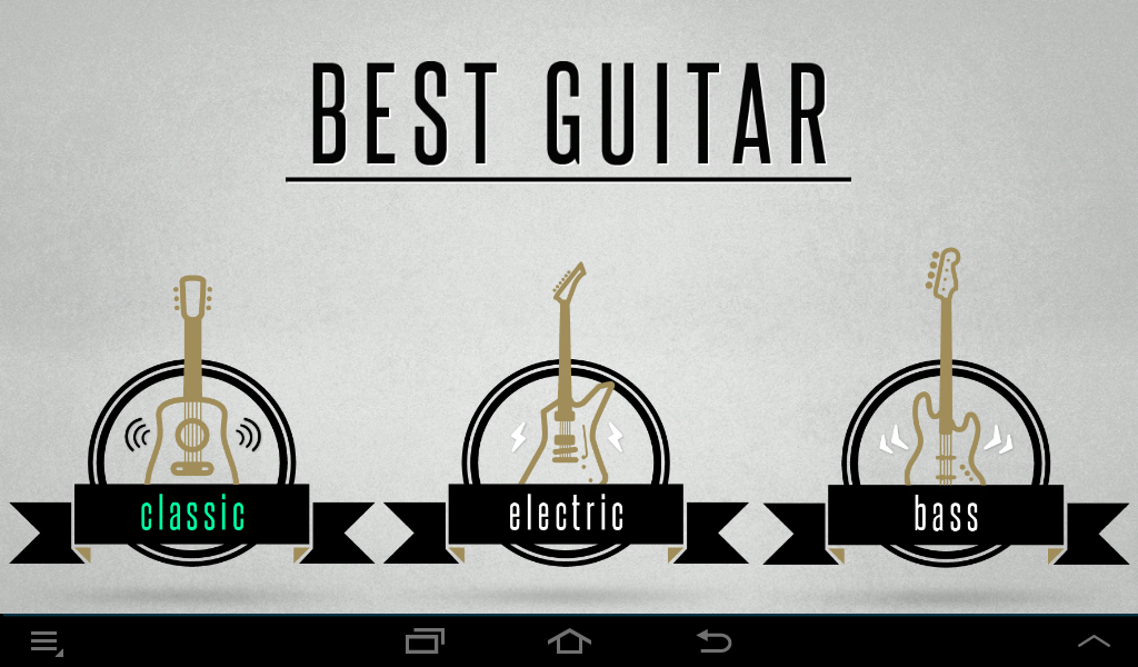 Android application Best Guitar Pack PRO screenshort