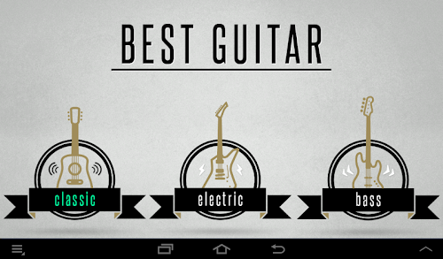 Android application Best Guitar Pack PRO screenshort