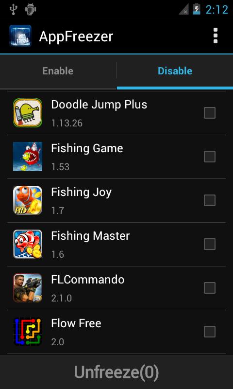    App Freeze- screenshot  