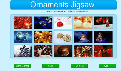 Ornaments Jigsaw and Slider