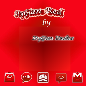 ADW theme StyGian Red 1.1