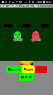 Lastest Touch Green Mole in Layer Mode APK for PC