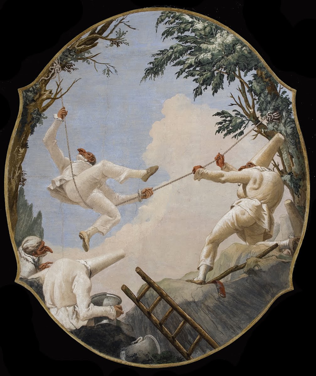 L'altalena di Pulcinella - Giandomenico Tiepolo — Google Arts & Culture