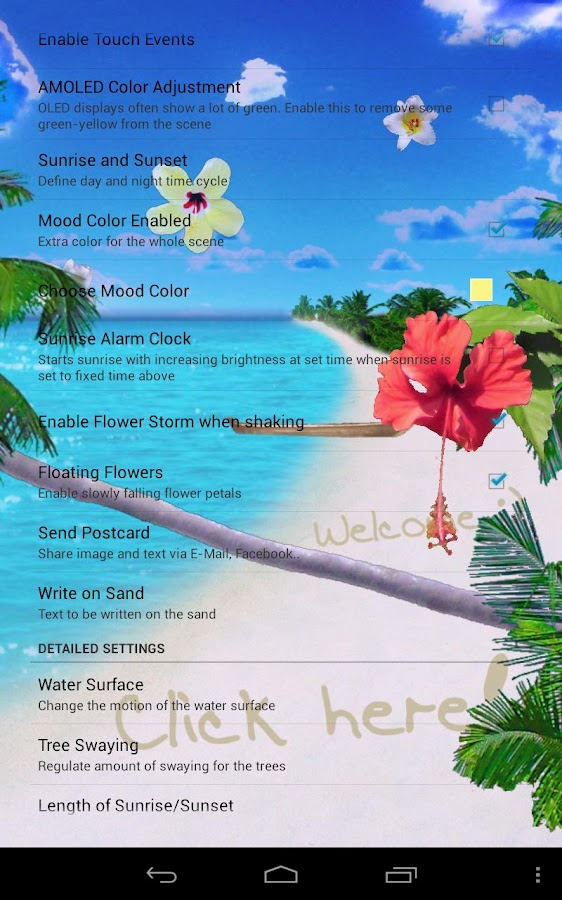 Beach Live Wallpaper - screenshot