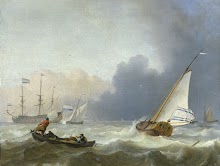 Rough Sea with a Dutch Yacht
