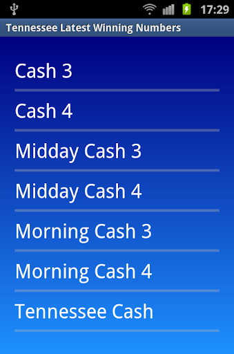 Tennessee winning numbers