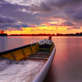 Calm Sunset by Saya Serin - Landscapes Sunsets & Sunrises