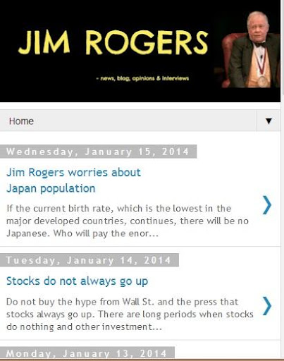 Jim Rogers News