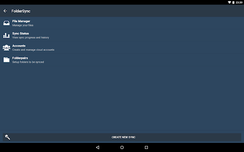 Screenshot FolderSync v2.6.4