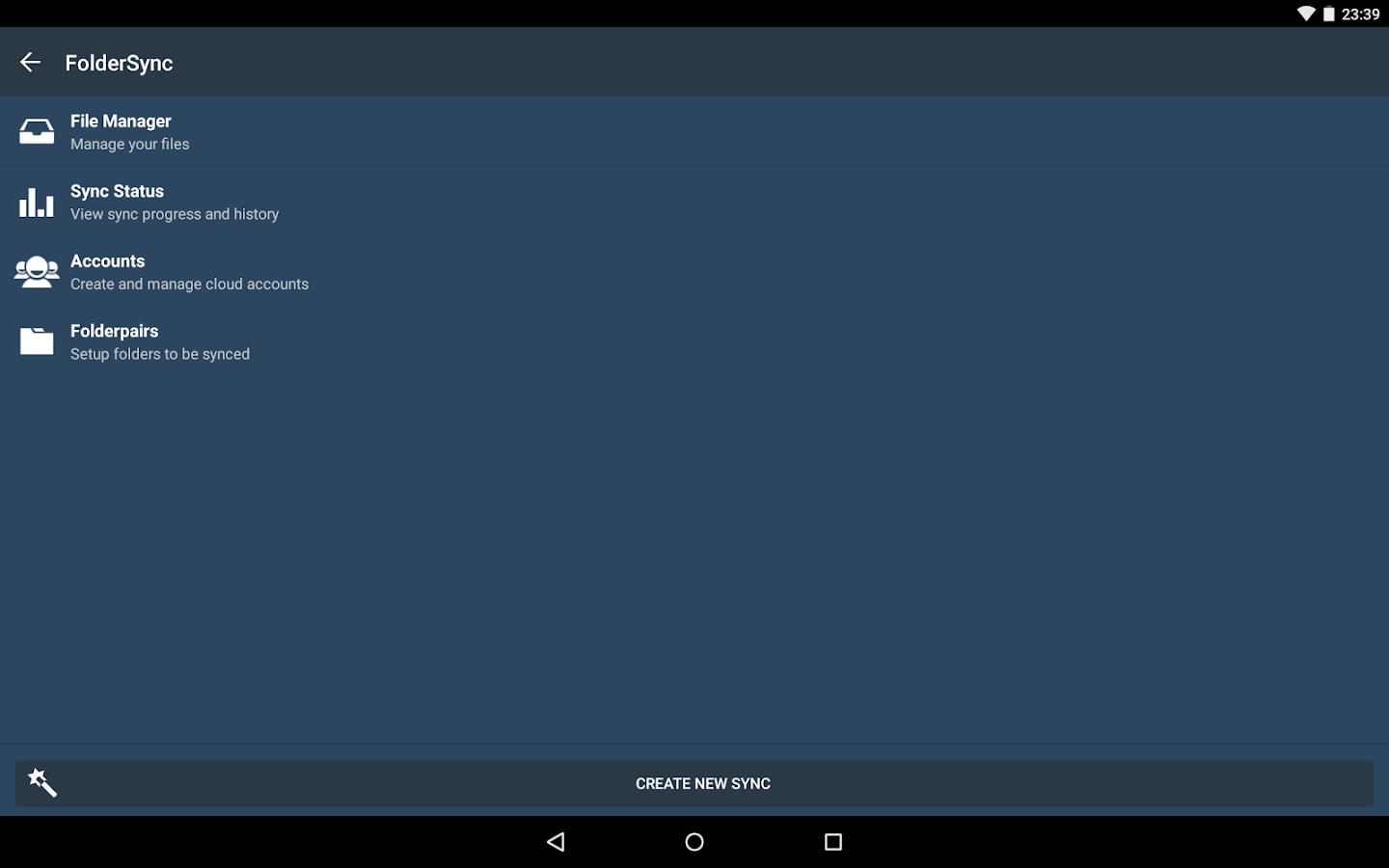 FolderSync - screenshot