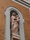 Heilige Statue Herz Jesu Kirche
