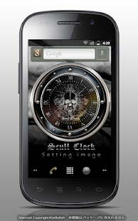 How to get スカルモチーフ・アナログ時計ウィジェット2 lastet apk for android