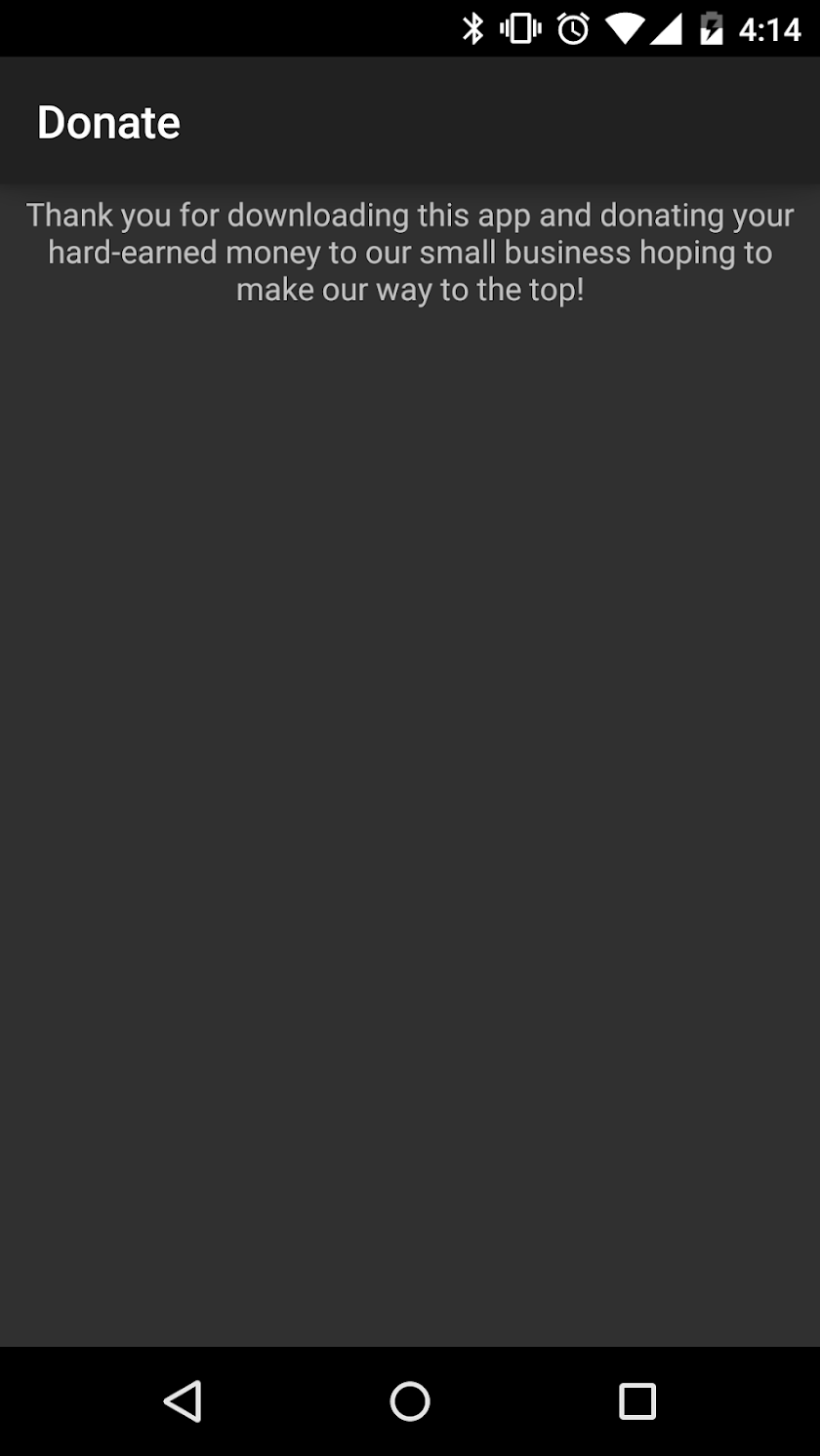 Donate Screen 1