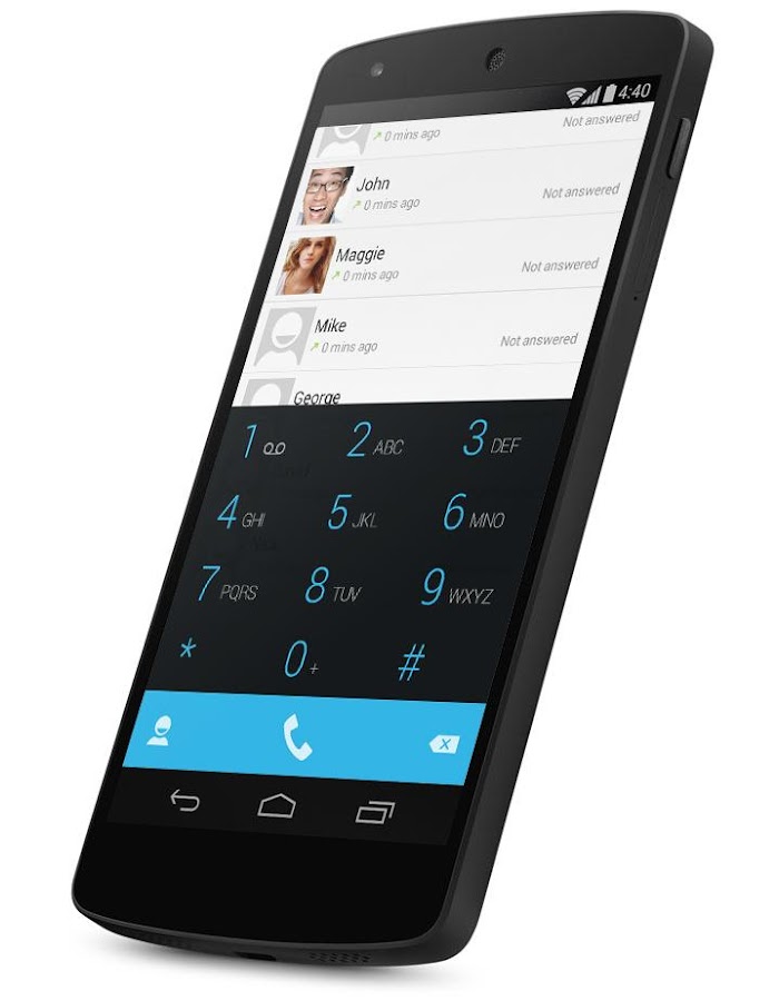 ExDialer Android 4.4 KitKat - screenshot