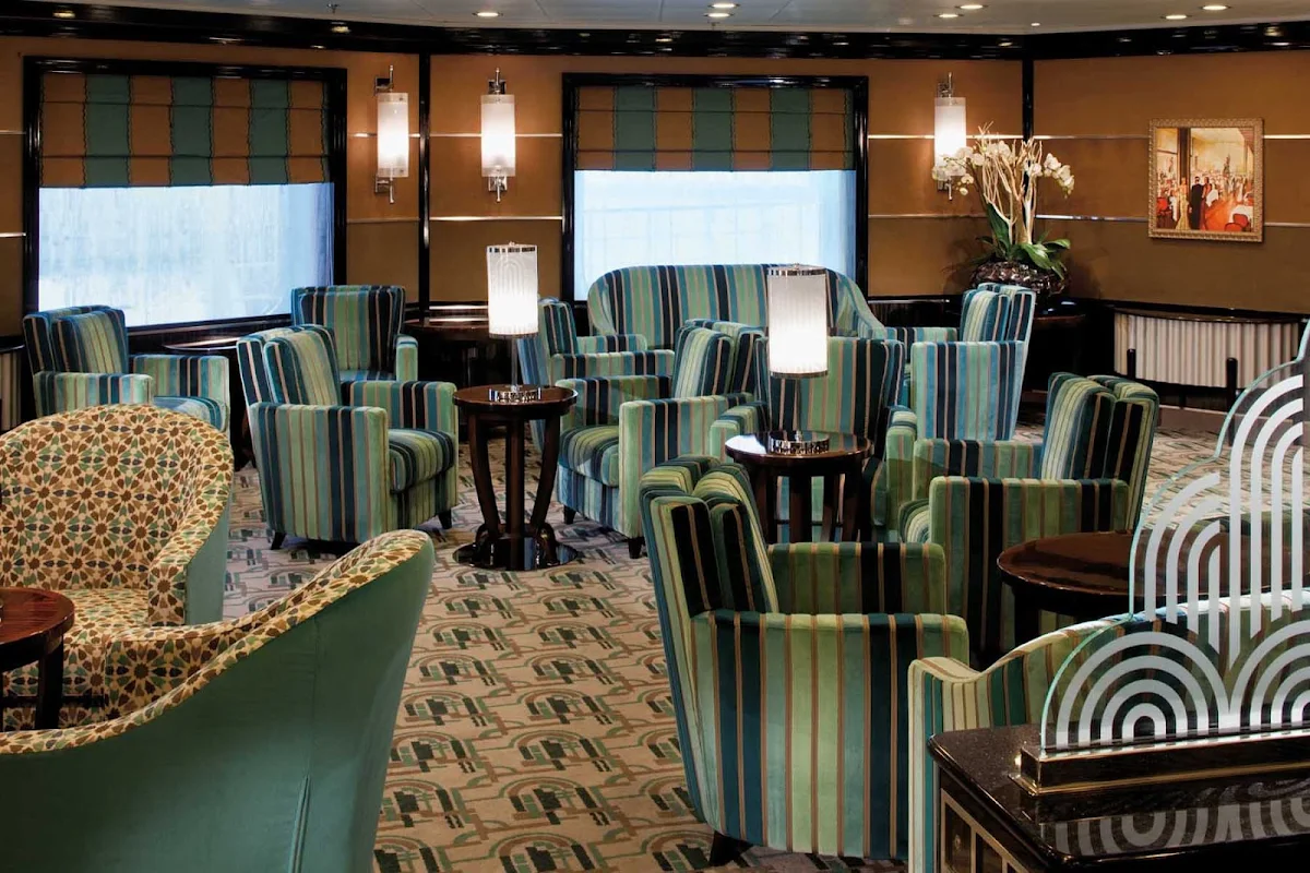 Silver_Spirit_lounge - Relax or mingle with fellow guests in one of the posh lounge areas aboard your Silversea sailing.