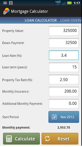 Mortgage and Loan Calculator