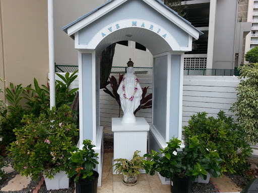 Ave Maria Statue at Saints Peter and Paul Church