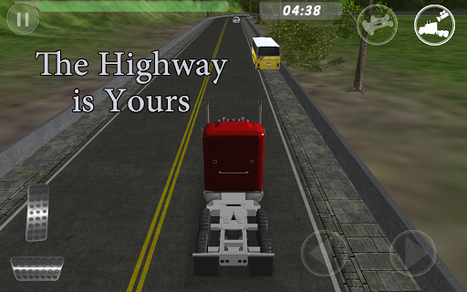 【免費賽車遊戲App】Big Red Truck: 3D Driving Sim-APP點子