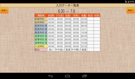 【免費生活App】活動記録表/無料（うつ病・双極性障害などの気分障害の活動記録-APP點子